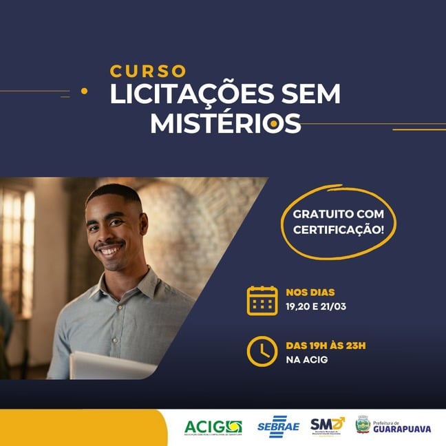 Inscrições Abertas para o Workshop “Desvendando Licitações”